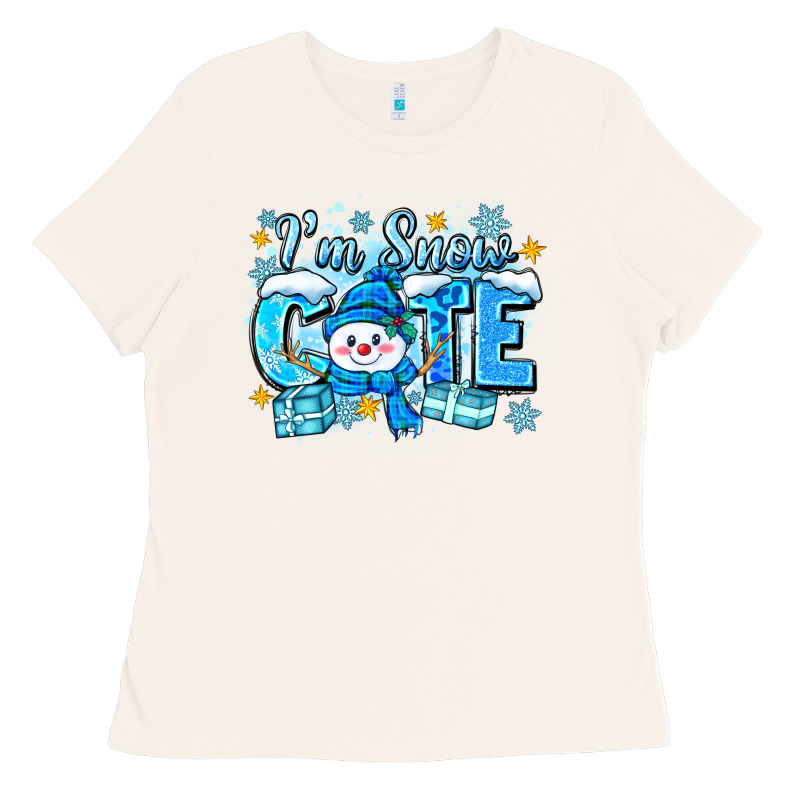 I'm Snow Cute Ladies Tee by Zillion Design Studio | Teevron