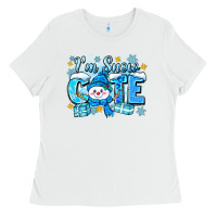 White i'm snow cute Ladies Tee - Zillion Design Studio