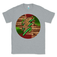Heather Grey leopard lightning bolt Christmas Classic Tee - Jasminsmagicworld
