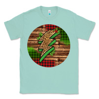 Seafoam leopard lightning bolt Christmas Classic Tee - Jasminsmagicworld