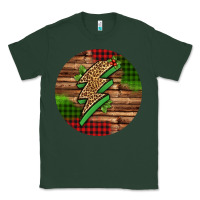 Sports Green leopard lightning bolt Christmas Classic Tee - Jasminsmagicworld