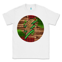 White leopard lightning bolt Christmas Classic Tee - Jasminsmagicworld