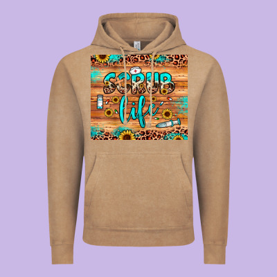 Scrub Life Vintage Hoodie Designed By Jahusdesignshop