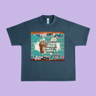 Iced Coffee Because My Sarcasm Need To Stay Hydrated Urban Heavy Tee Designed By Artiststas
