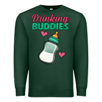 Sports Green drinking buddies baby bottle Premium Sweatshirt - Jasminsmagicworld