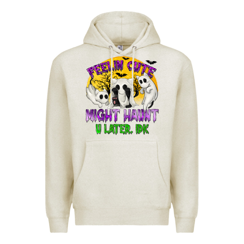 Feeling Cute Might Haunt U Later Tbw Premium Hoodie by texasbilliewilder | Teevron