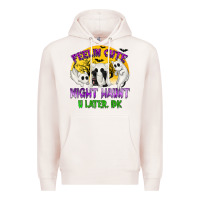 Pale Pink feeling cute might haunt u later tbw Premium Hoodie - texasbilliewilder