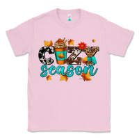 Bubblegum Pink cozy season with coffee cup Classic Tee - AdoDesignShop