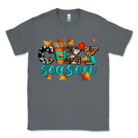 Charcoal Heather cozy season with coffee cup Classic Tee - AdoDesignShop