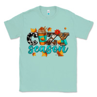 Seafoam cozy season with coffee cup Classic Tee - AdoDesignShop