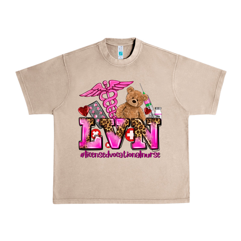 Valentines Day Lvn Licensed Vocational Nurse Urban Heavy Tee by AdoDesignShop | Teevron