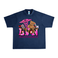 Navy valentines day lvn licensed vocational nurse Urban Heavy Tee - AdoDesignShop