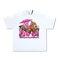 White valentines day lvn licensed vocational nurse Urban Heavy Tee - AdoDesignShop
