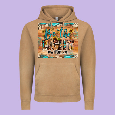 Be The Light Matthew 5 14 Vintage Hoodie Designed By Jahusdesignshop