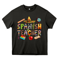 Asphalt spanish teacher Heavy Core Tee - texasbilliewilder