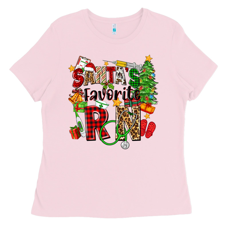 Santa's Favorite Rn Ladies Tee by Zillion Design Studio | Teevron