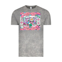 Cloud Rock watercolor love nurse tumbler Vintage Tee - BundleAndBundleShop