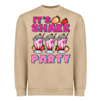Mushroom its shake party with milkshake Heavyweight Sweatshirt - AdoDesignShop