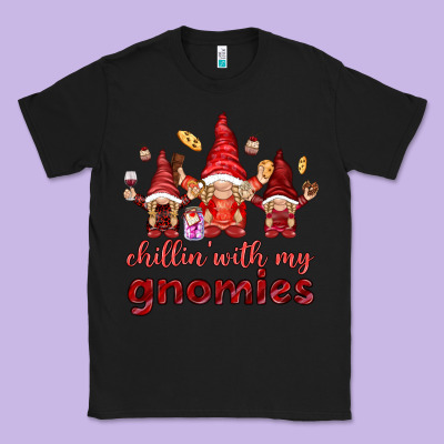 Chilling With My Gnomies Classic Tee Designed By Nancycooperartshop