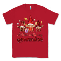 Red chilling with my gnomies Classic Tee - NancyCooperArtShop