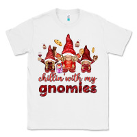 White chilling with my gnomies Classic Tee - NancyCooperArtShop
