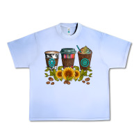 Grape Ice coffee group and sunflowers Urban Heavy Tee - Artiststas
