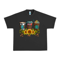 Coffee Group And Sunflowers Urban Heavy Tee | Teevron