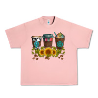 Salmon coffee group and sunflowers Urban Heavy Tee - Artiststas
