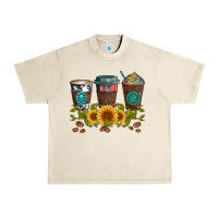 Sandshell coffee group and sunflowers Urban Heavy Tee - Artiststas
