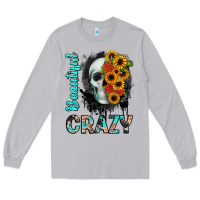 Moon Dust beautiful crazy skull Long Sleeve Tee - JahusDesignShop