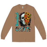 Toasted Coconut beautiful crazy skull Long Sleeve Tee - JahusDesignShop