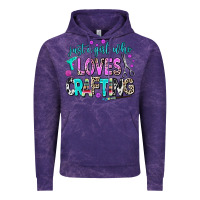 Cloud Purple just a girl who loves crafting Vintage Hoodie - AdoDesignShop