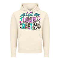 Vintage Artic just a girl who loves crafting Vintage Hoodie - AdoDesignShop