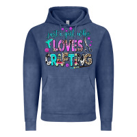Vintage Denim just a girl who loves crafting Vintage Hoodie - AdoDesignShop