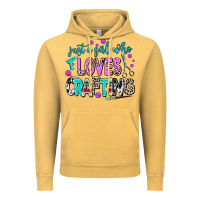 Vintage Mustard just a girl who loves crafting Vintage Hoodie - AdoDesignShop