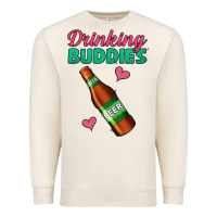 Sandshell drinking buddies beer bottle Premium Sweatshirt - Jasminsmagicworld