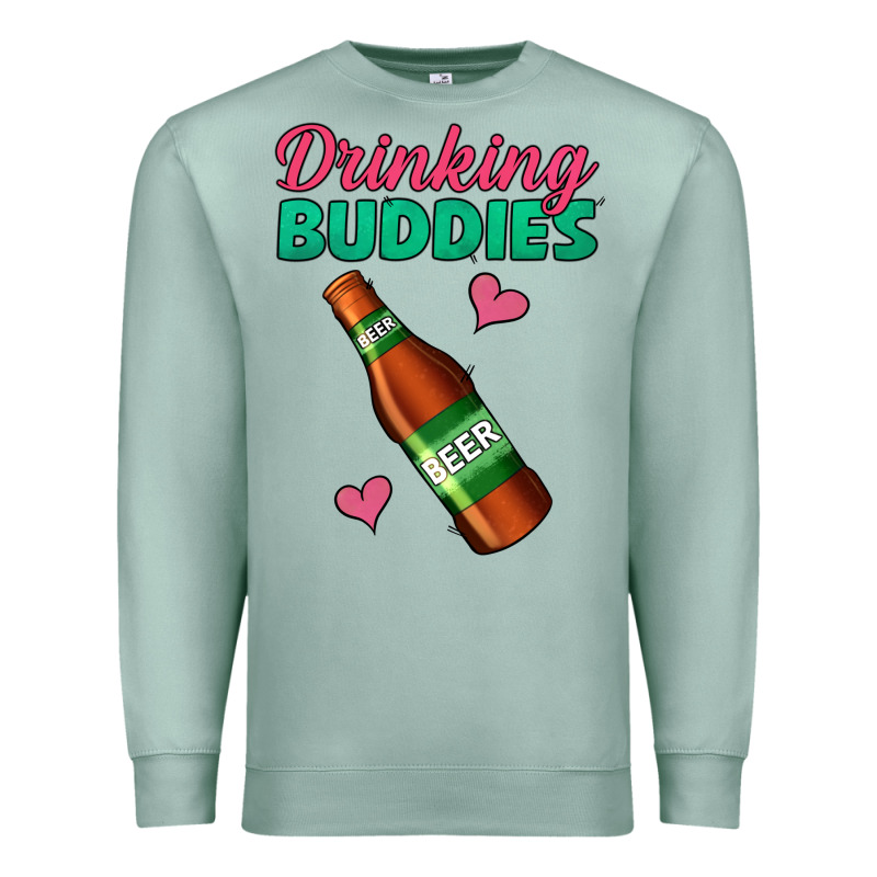 Drinking Buddies Beer Bottle Premium Sweatshirt by Jasminsmagicworld | Teevron