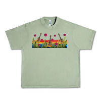 Oil Green mexican sombrero guitar libbey glass Urban Heavy Tee - BundleAndBundleShop