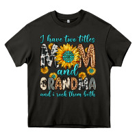 Asphalt i have two titles mom and grandma and i rock them Heavy Core Tee - Zillion Design Studio