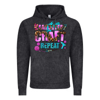 Eat Sleep Craft Repeat Vintage Hoodie | Teevron