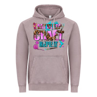 Vintage Zinc eat sleep craft repeat Vintage Hoodie - AdoDesignShop