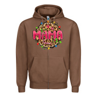 Chestnut mama christmas lights Zipper Hoodie - MaliasSmallBusiness