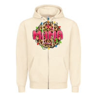 Sandshell mama christmas lights Zipper Hoodie - MaliasSmallBusiness