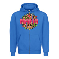 True Royal mama christmas lights Zipper Hoodie - MaliasSmallBusiness
