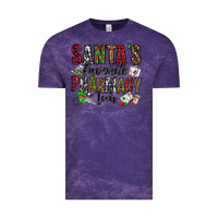 Cloud Purple santa's favorite pharmacy tech Vintage Tee - Jasminsmagicworld
