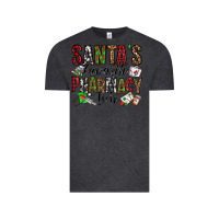 Vintage Black santa's favorite pharmacy tech Vintage Tee - Jasminsmagicworld