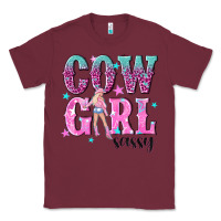 Burgundy cowgirl sassy with pink cowgirl Classic Tee - NancyCooperArtShop