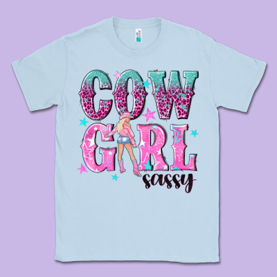 Cowgirl Sassy With Pink Cowgirl Classic Tee Designed By Nancycooperartshop