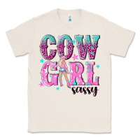 Natural cowgirl sassy with pink cowgirl Classic Tee - NancyCooperArtShop