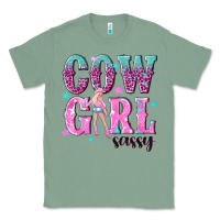 Sage cowgirl sassy with pink cowgirl Classic Tee - NancyCooperArtShop
